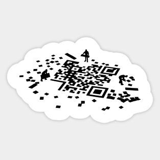 qr code Sticker